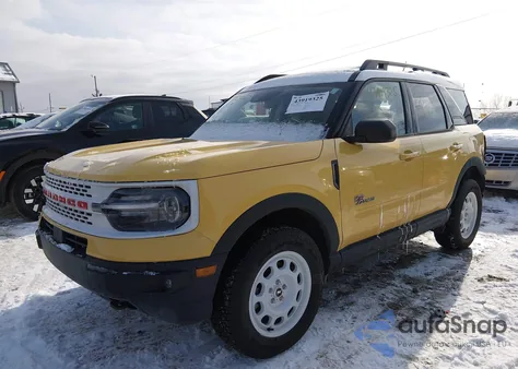 2023 Ford Bronco Sport Heritage Limited из США, поврежденный, VIN 3FMCR9H99PRD17730